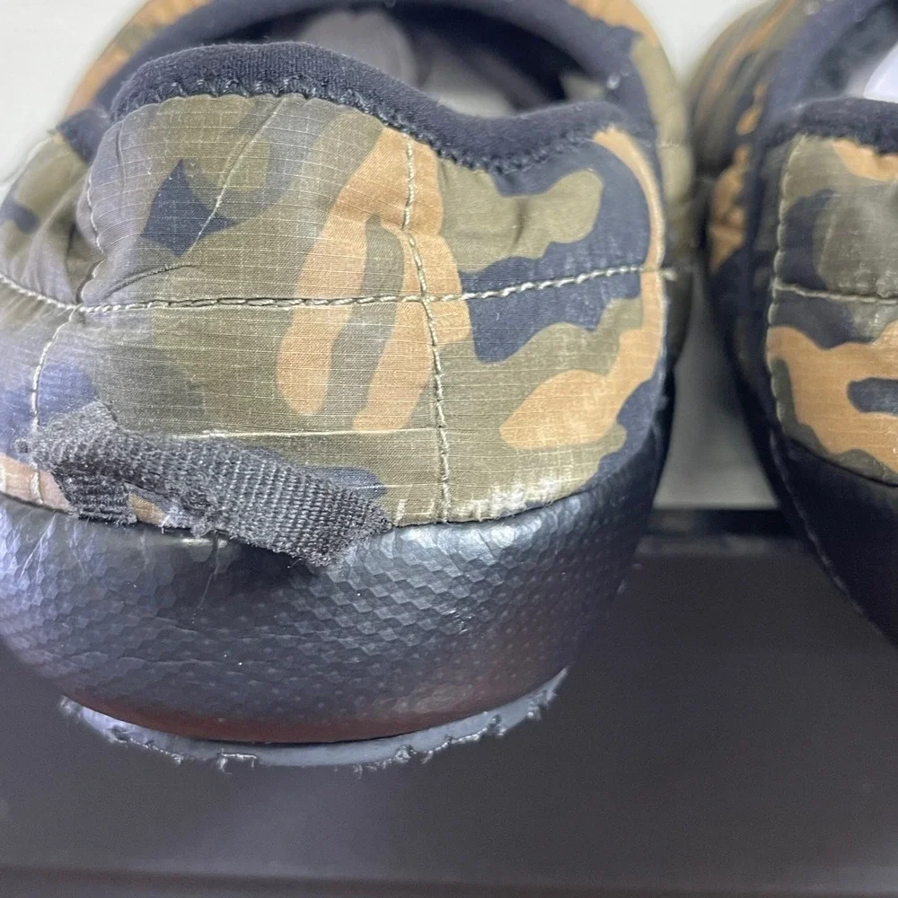The North Face Thermoball Traction Mule V Camo Green Slippers Slip On Men's 10